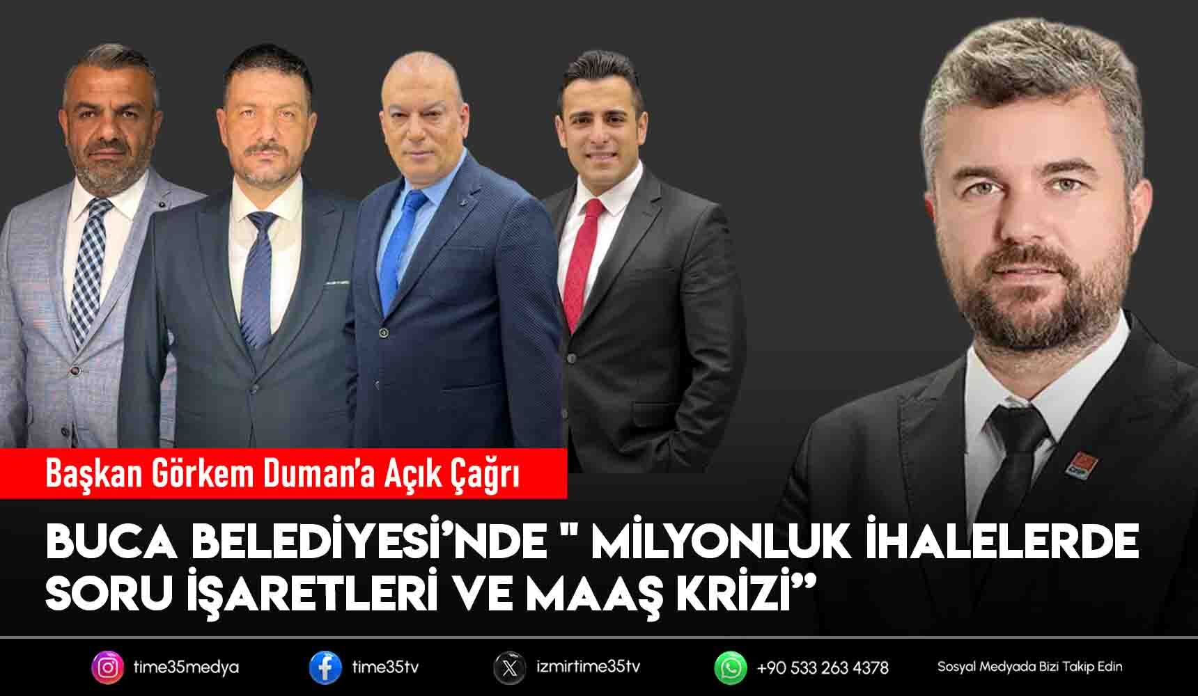 Buca Belediyesi’nde  milyonluk ihalelerde soru işaretleri ve maaş krizi