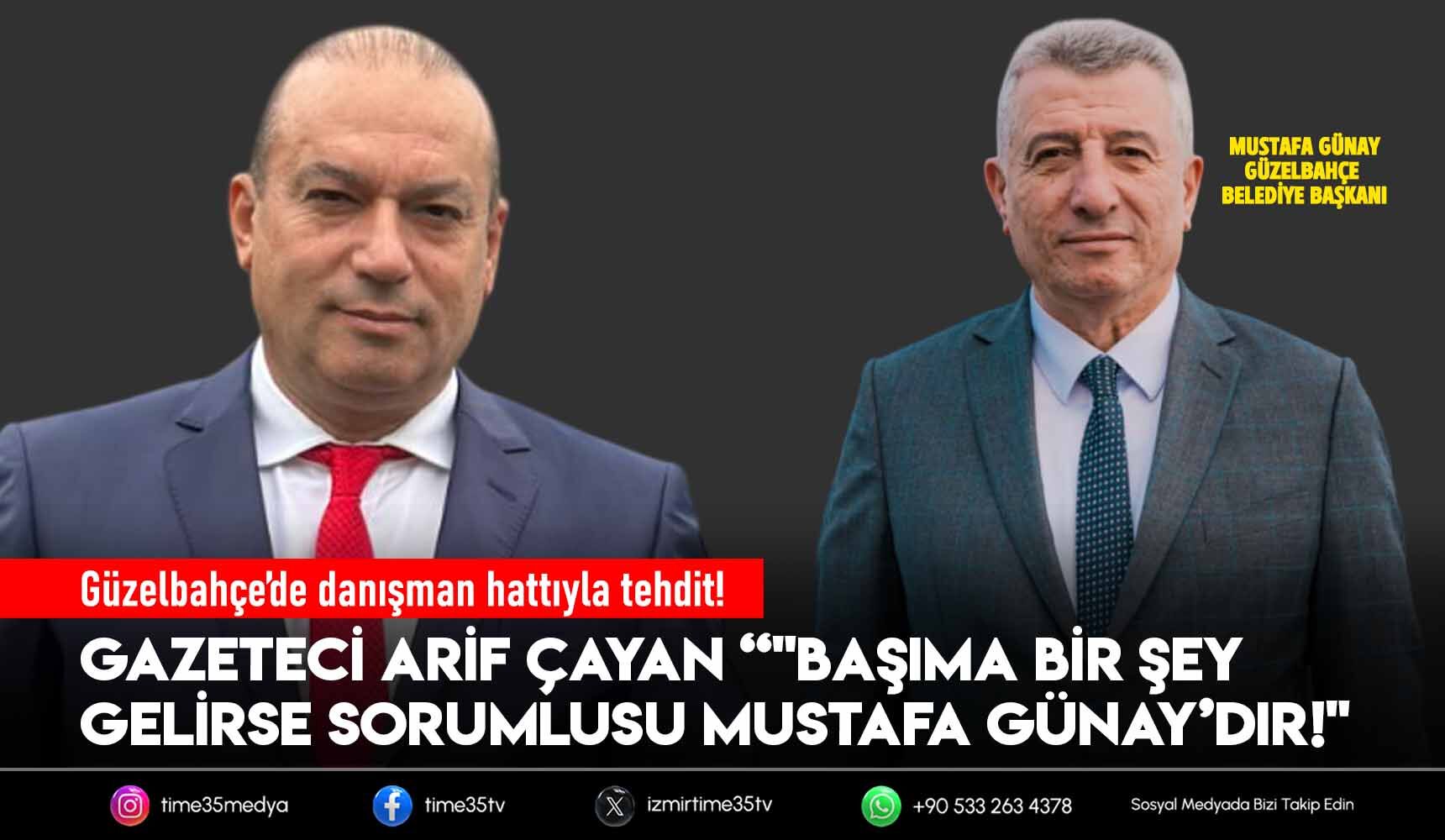 Güzelbahçe’de danışman hattıyla tehdit! "Başıma Bir Şey Gelirse Sorumlusu Odur!"