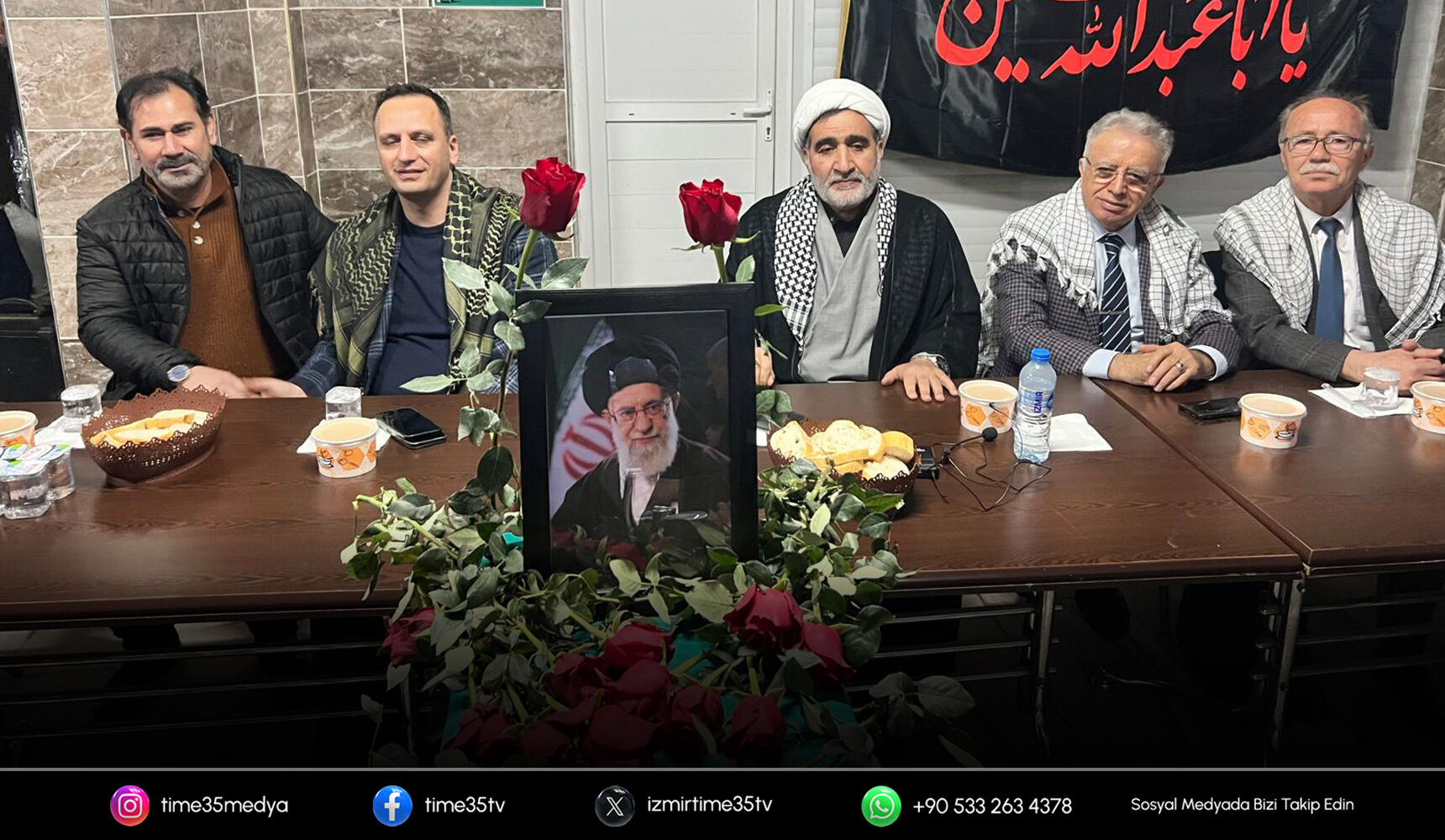 Ehlibeyt Derneği’nde Bornova’da Şehit Hamaney ve İran Şehitleri İçin Anma