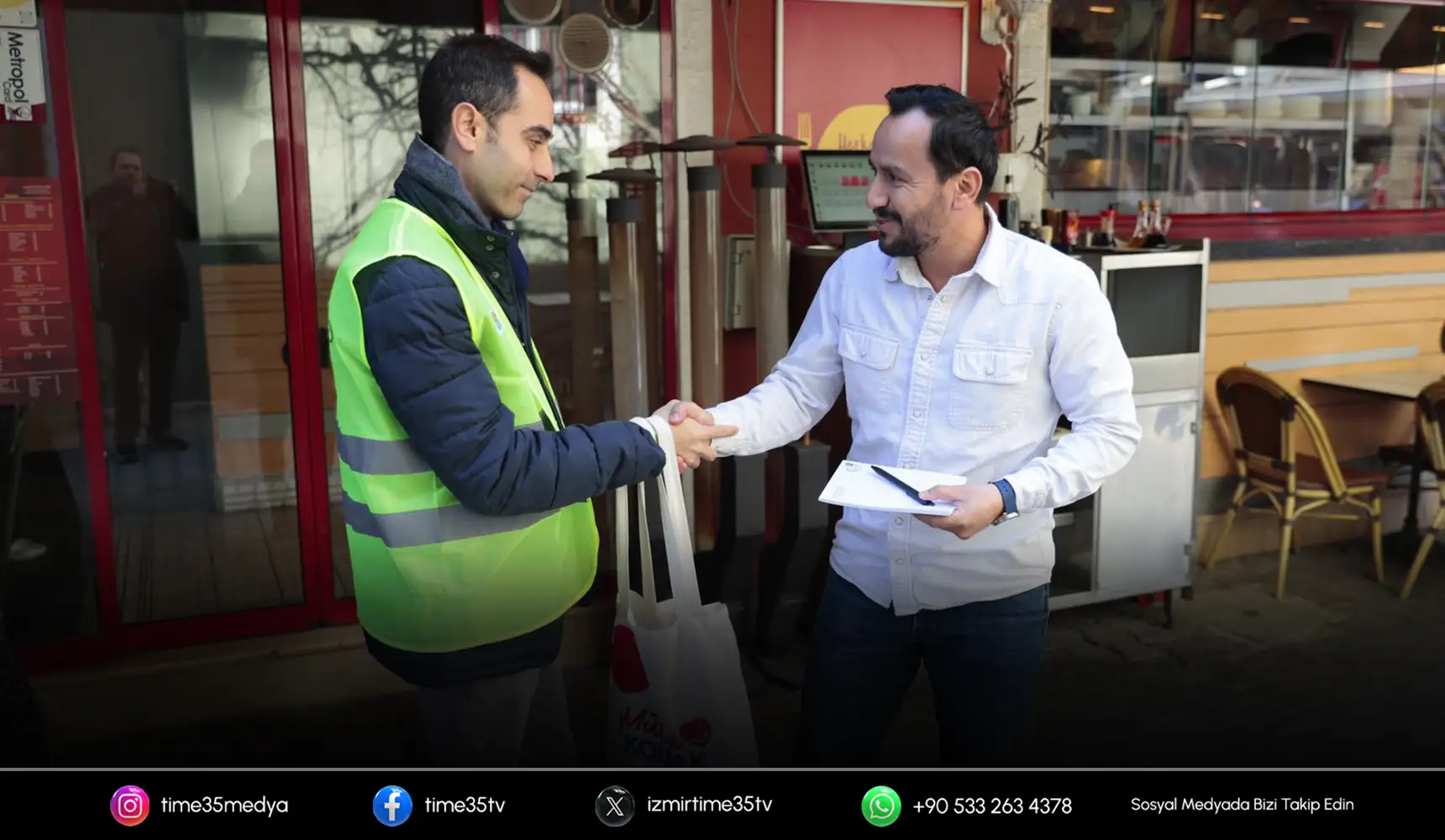 Konak’ta sıfır atık için esnafla iş birliği