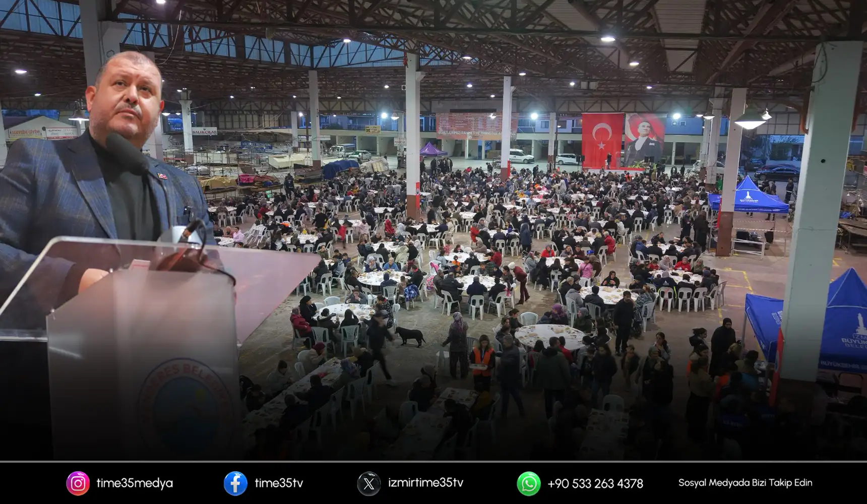 Menderes’te şehitler için iftar programı