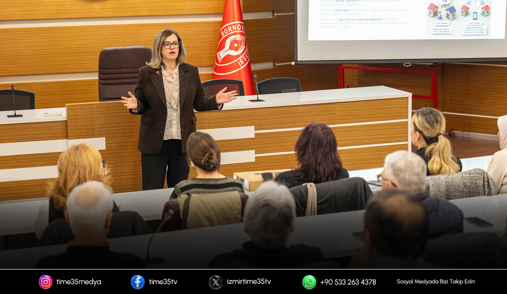 Bornova’da muhtarlar için Dijital Dönüşüm Eğitimi