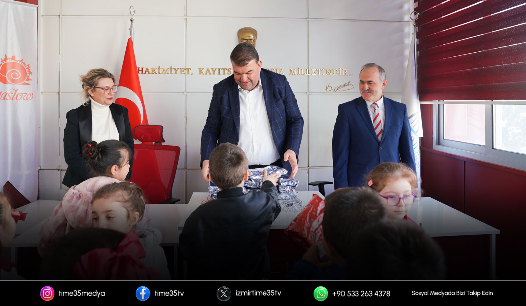 Seferihisar’da miniklerden oyuncak dayanışması