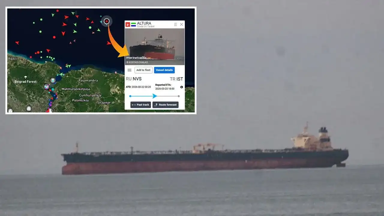 Türk tankerine drone isabet etti