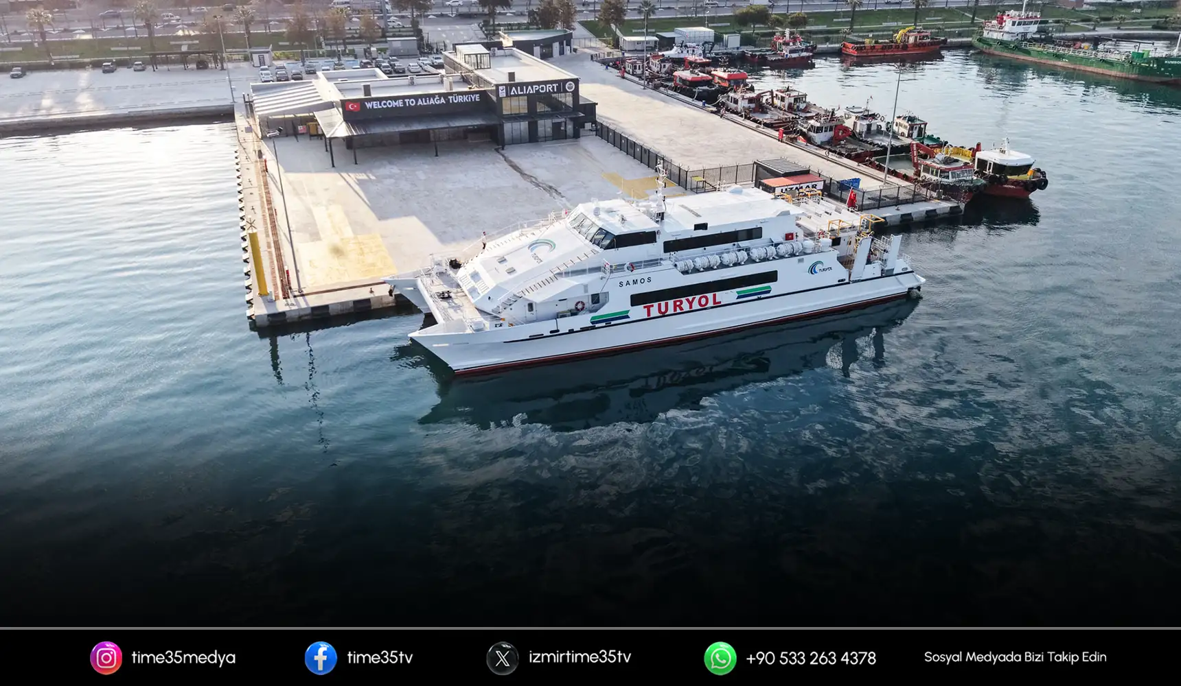 Aliaport düzenli seferlerine başladı