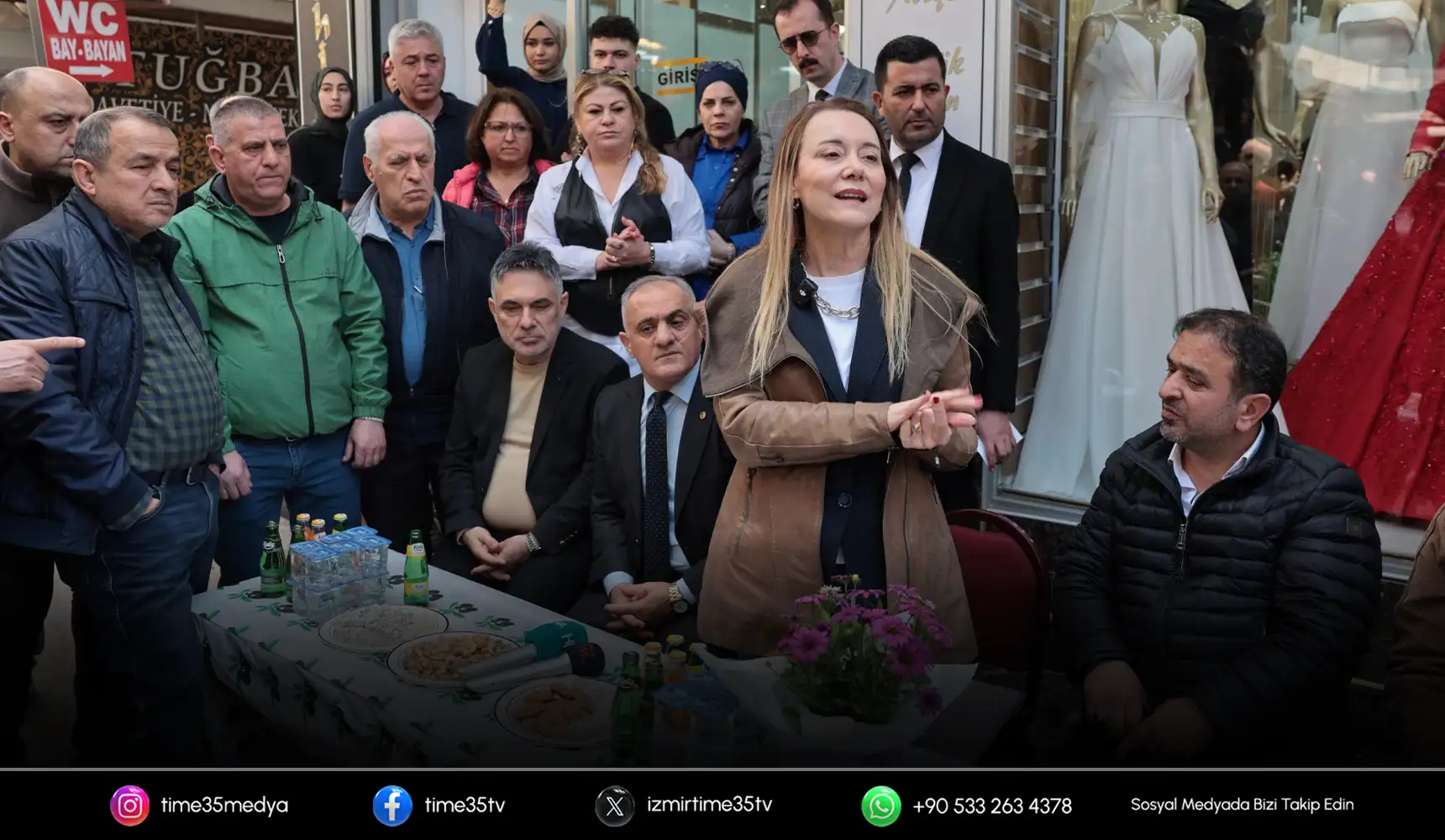 Başkan Mutlu Kemeraltı esnafıyla buluştu