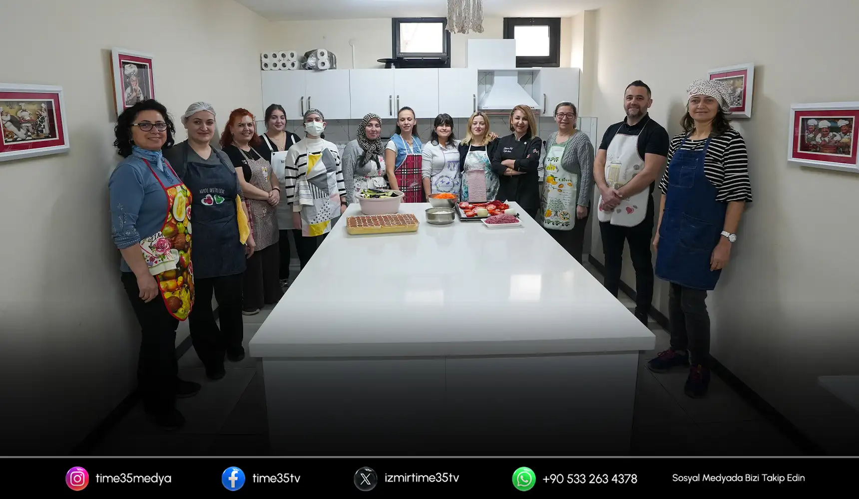Mutfak atölyesinde Gaziemir’in yeni aşçıları yetişiyor