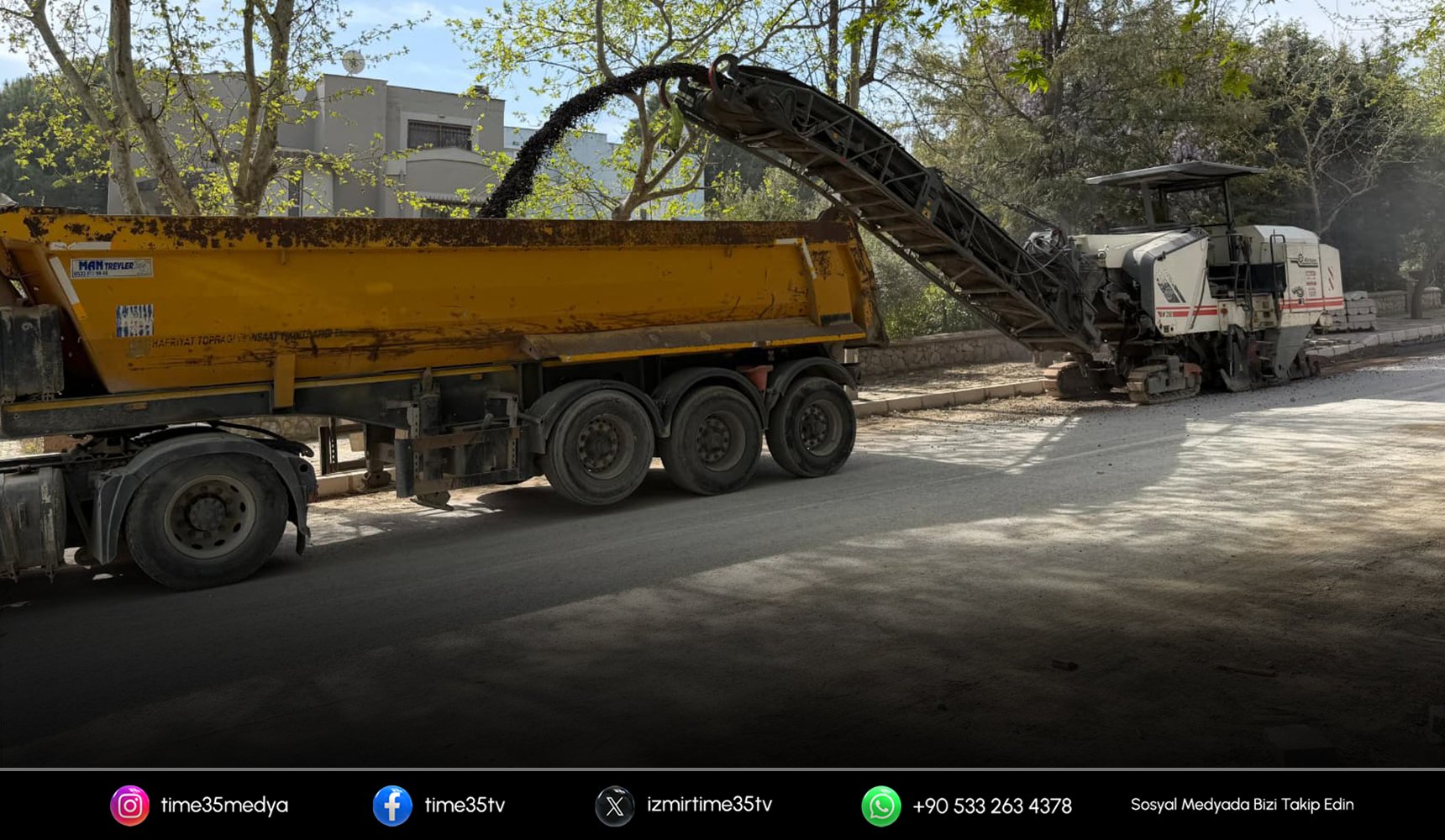 Urla’da altyapı ve yol çalışmaları hız kesmeden sürüyor