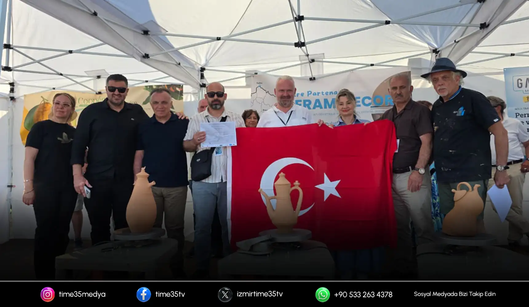 Menemen çömlekçiliği Fransa’da tarih yazdı