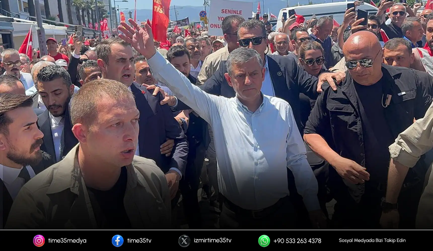 Polis müdahalesi sonrası Özel’den Gündoğdu yürüyüşü