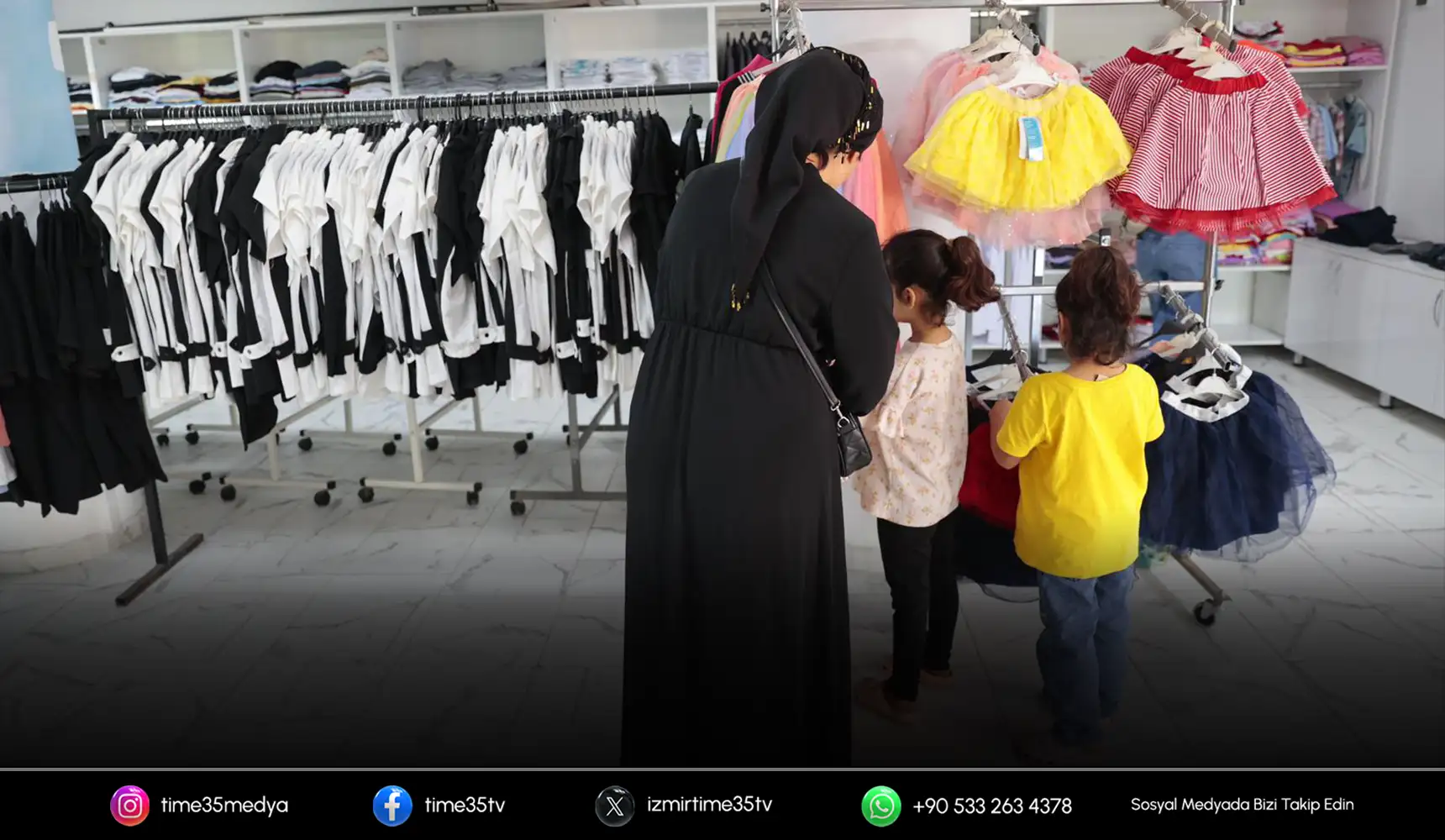 Konak Giysi Market’te bayram neşesi yaşandı