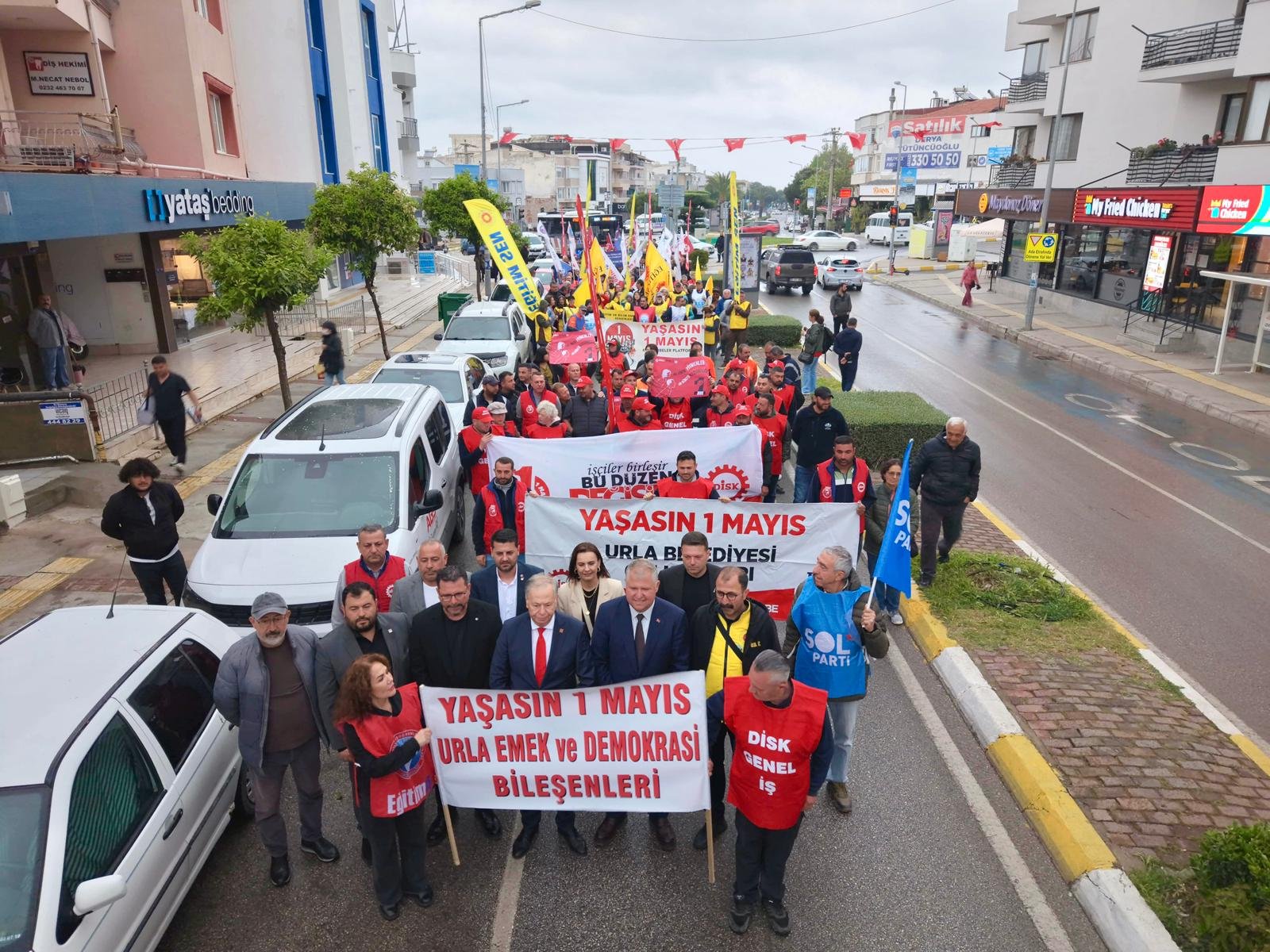 Urla’da 1 Mayıs Mesajı “Adalet Olmadan Huzur Olmaz” (1)