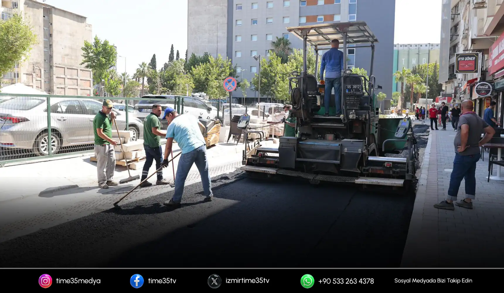 Alsancak sokakları yenilenmeye devam ediyor