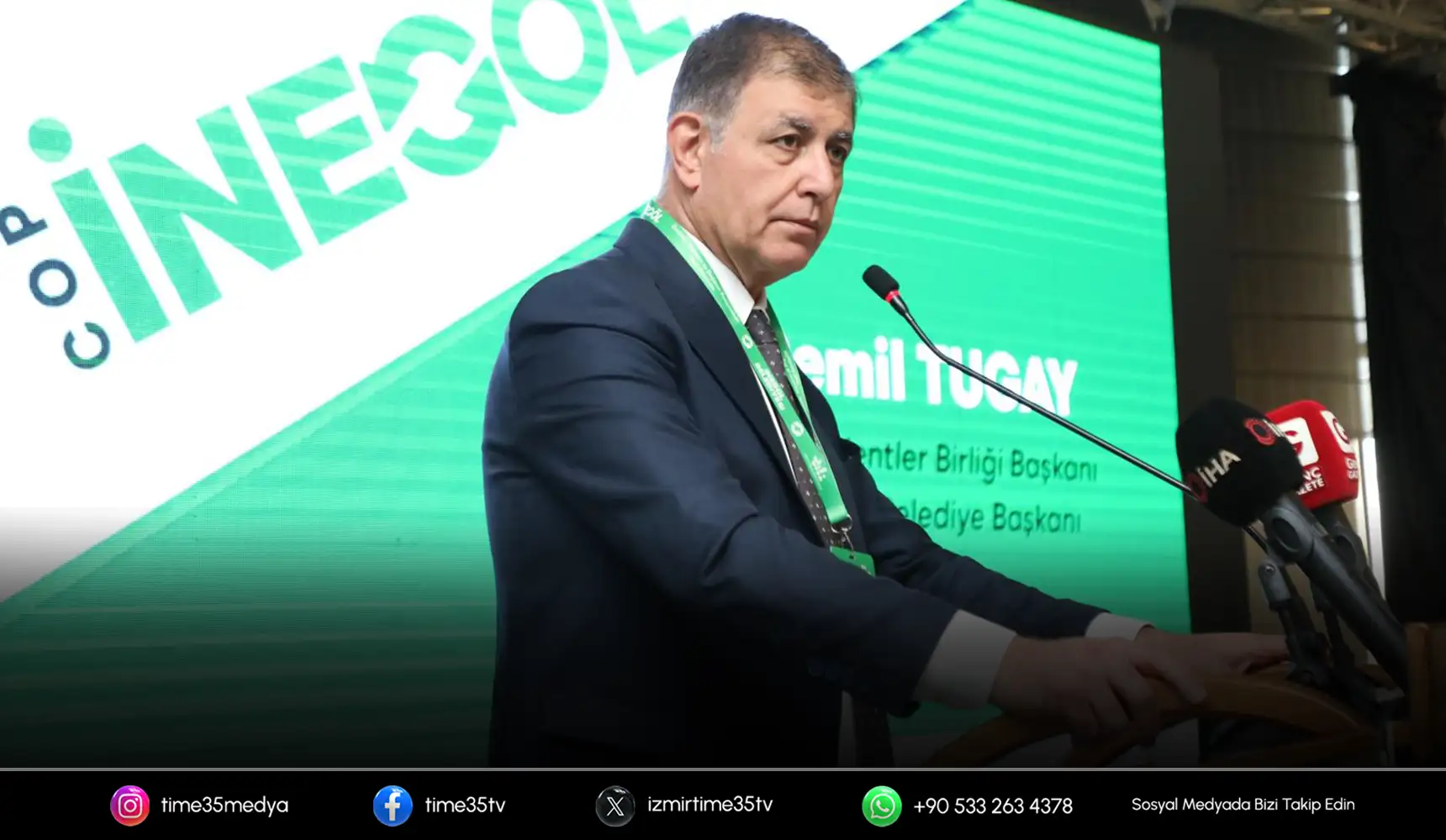 Başkan Tugay'dan iklim krizi çağrısı