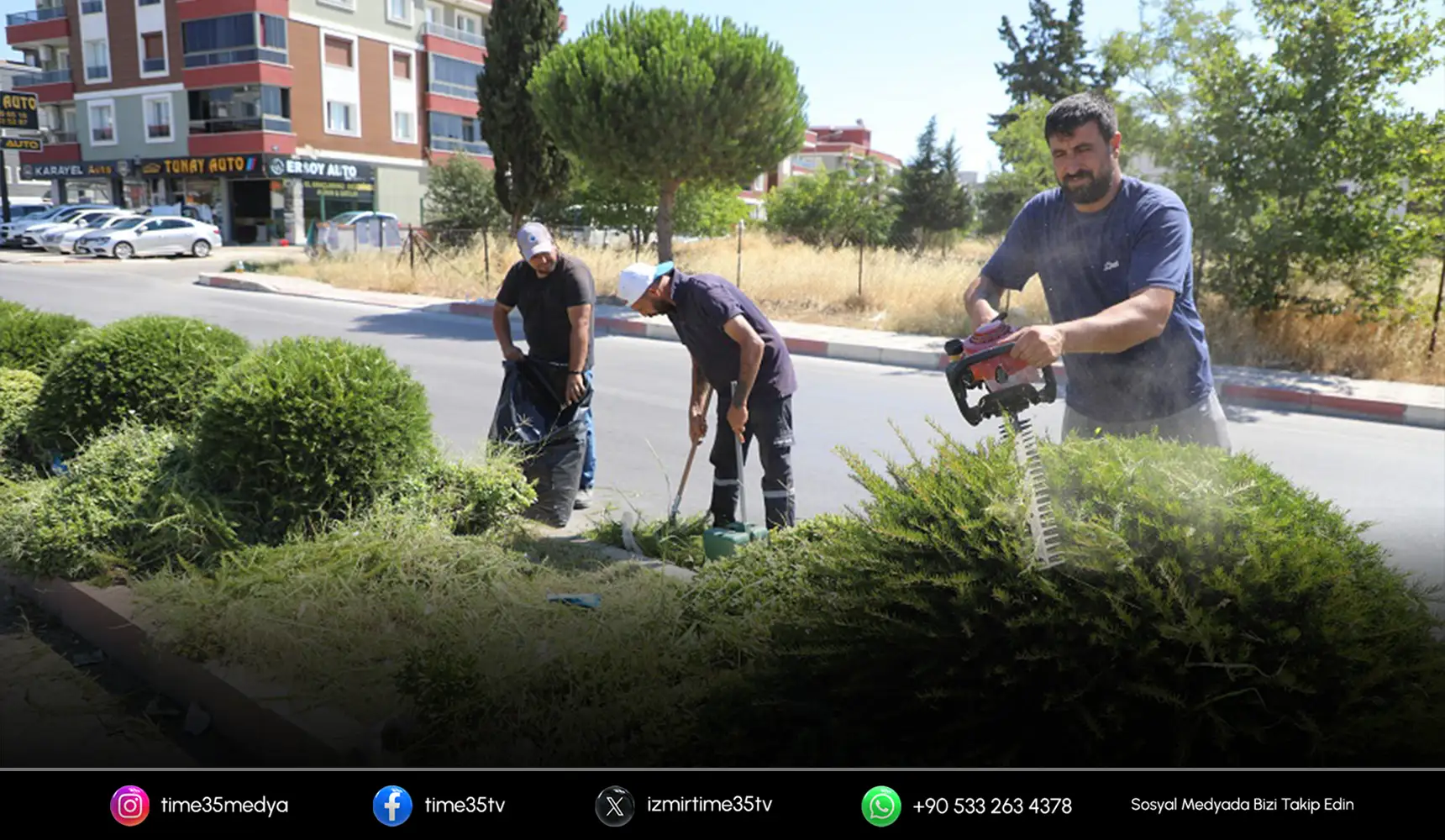 Başkan Çiçek saha çalışmalarını yerinde inceledi
