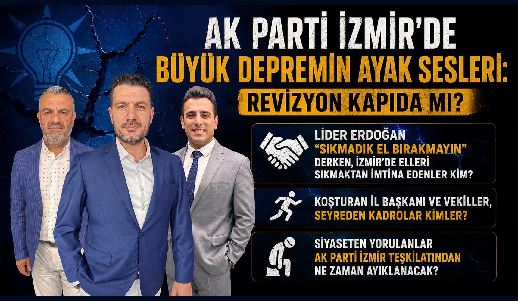 Ak Parti İzmir 'de Koşturan İl Başkanı ve Veki̇ller, Seyreden Kadrolar Kimler?
