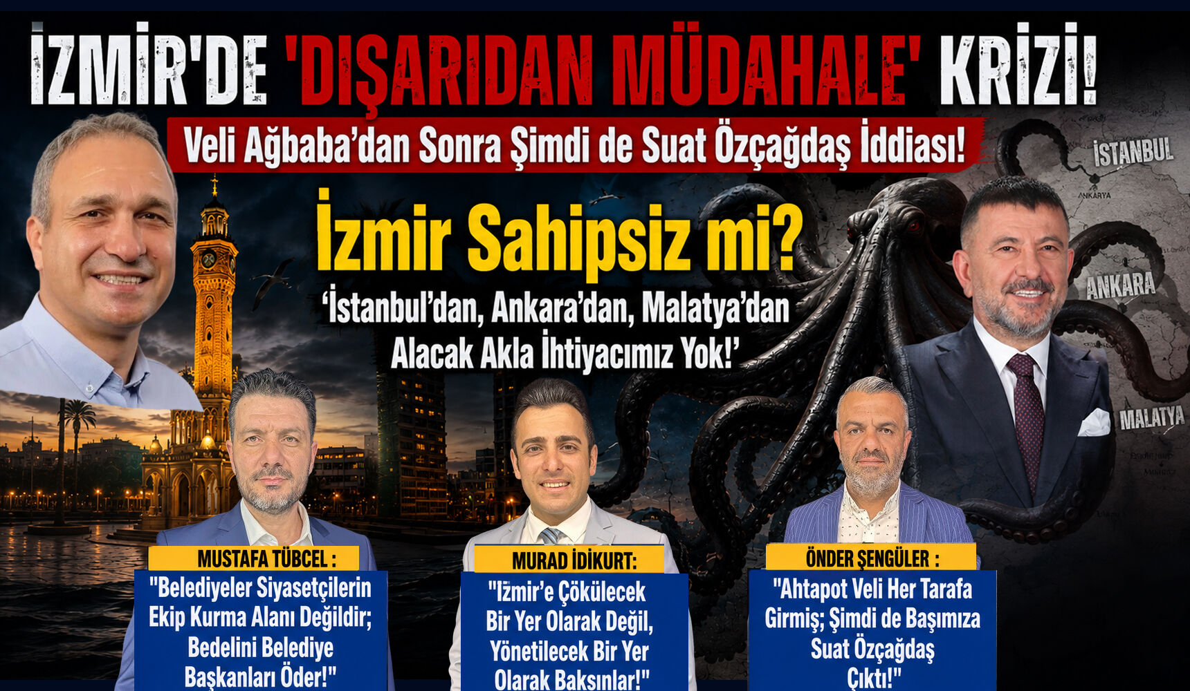 İzmi̇r Si̇yaseti̇nde "Dışarıdan Müdahale" Kri̇zi̇: Veli Ağbaba’dan Sonra Şimdi de Suat Özçağdaş İddiası