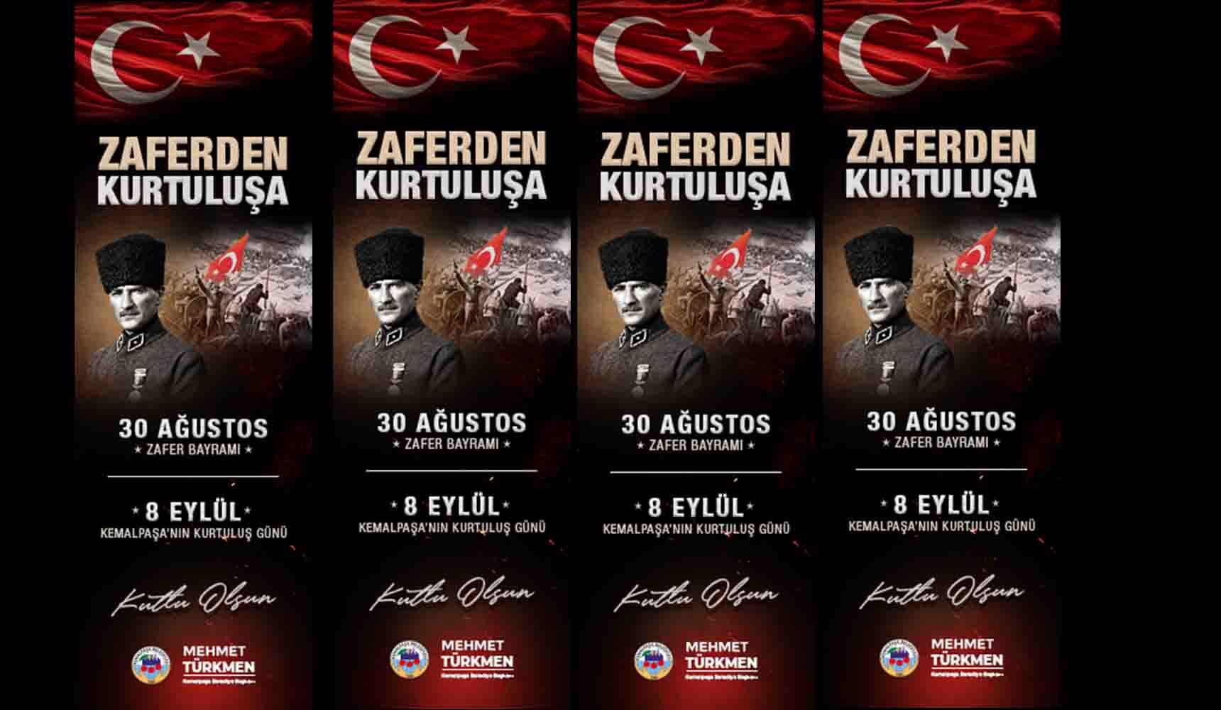Kemalpaşa Belediyesi 30 Ağustos Zafer Bayramı Kutlama Mesajı