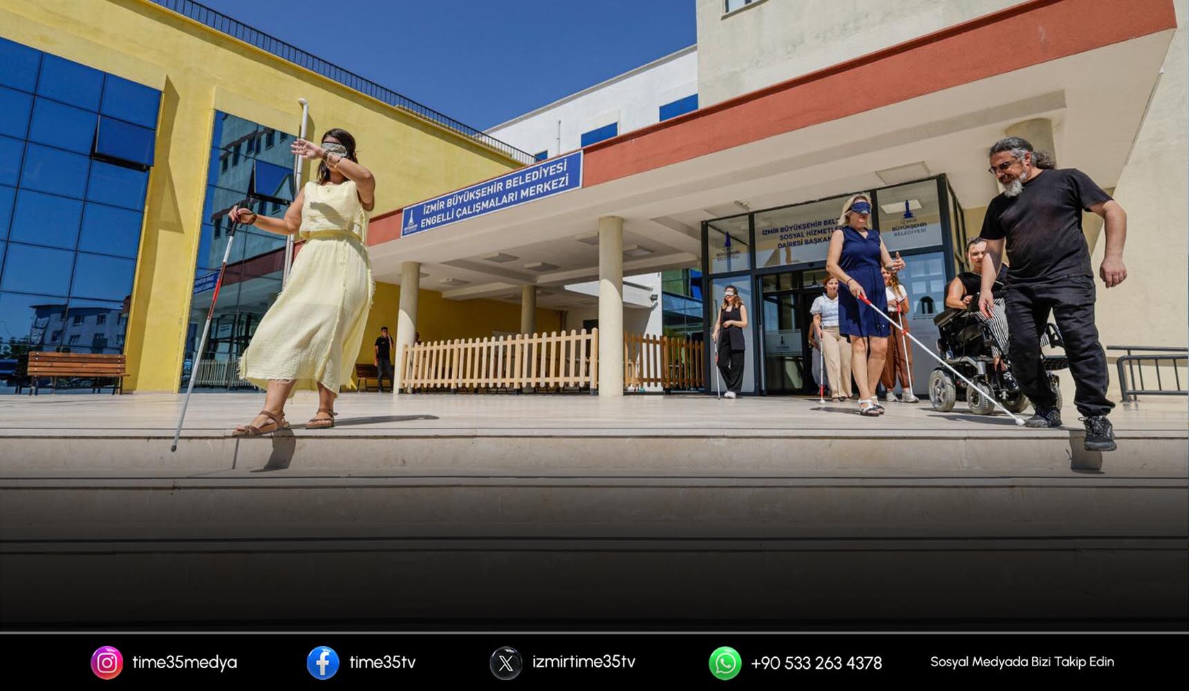 İzmir’de görme engellilere rehberlik için özel eğitim