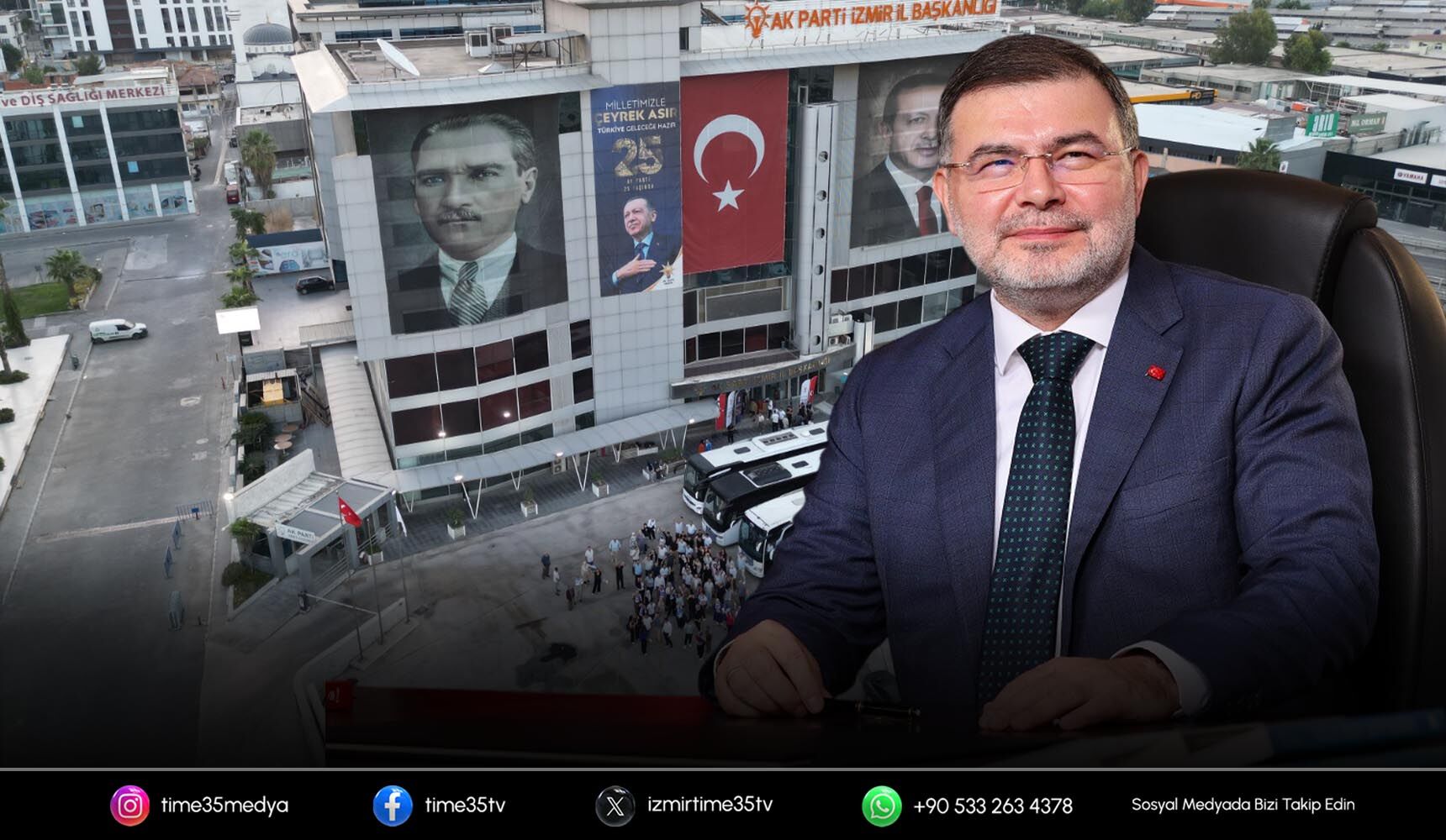 AK Parti İzmir’den 25. yıl programına 5 bin kişilik katılım