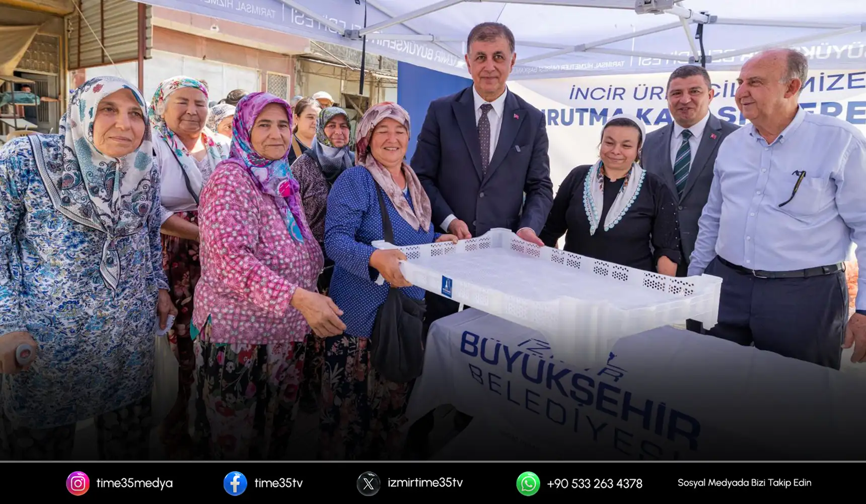 İzmir Büyükşehir Belediyesi’nden üreticiye kerevet desteği