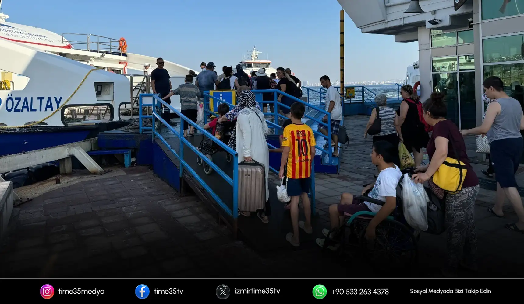 İzmir’den denize açılan tatil rotası yoğun ilgi görüyor
