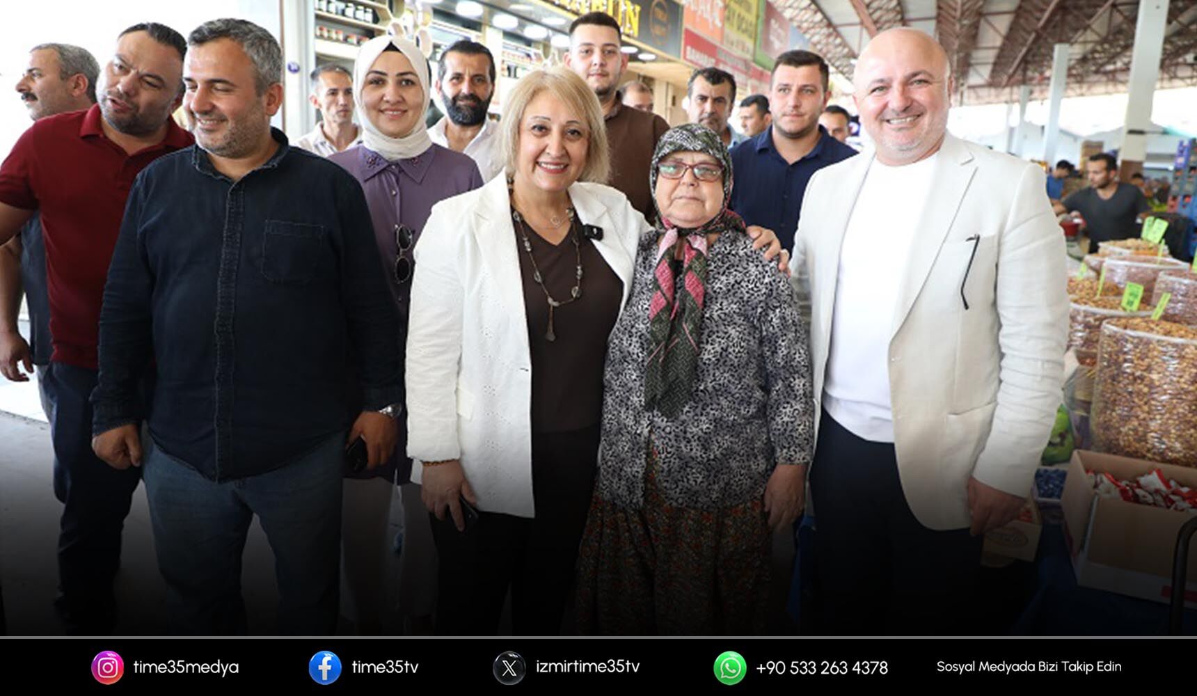 Asuman Şen göreve hızlı başladı, ilk durağı pazar oldu