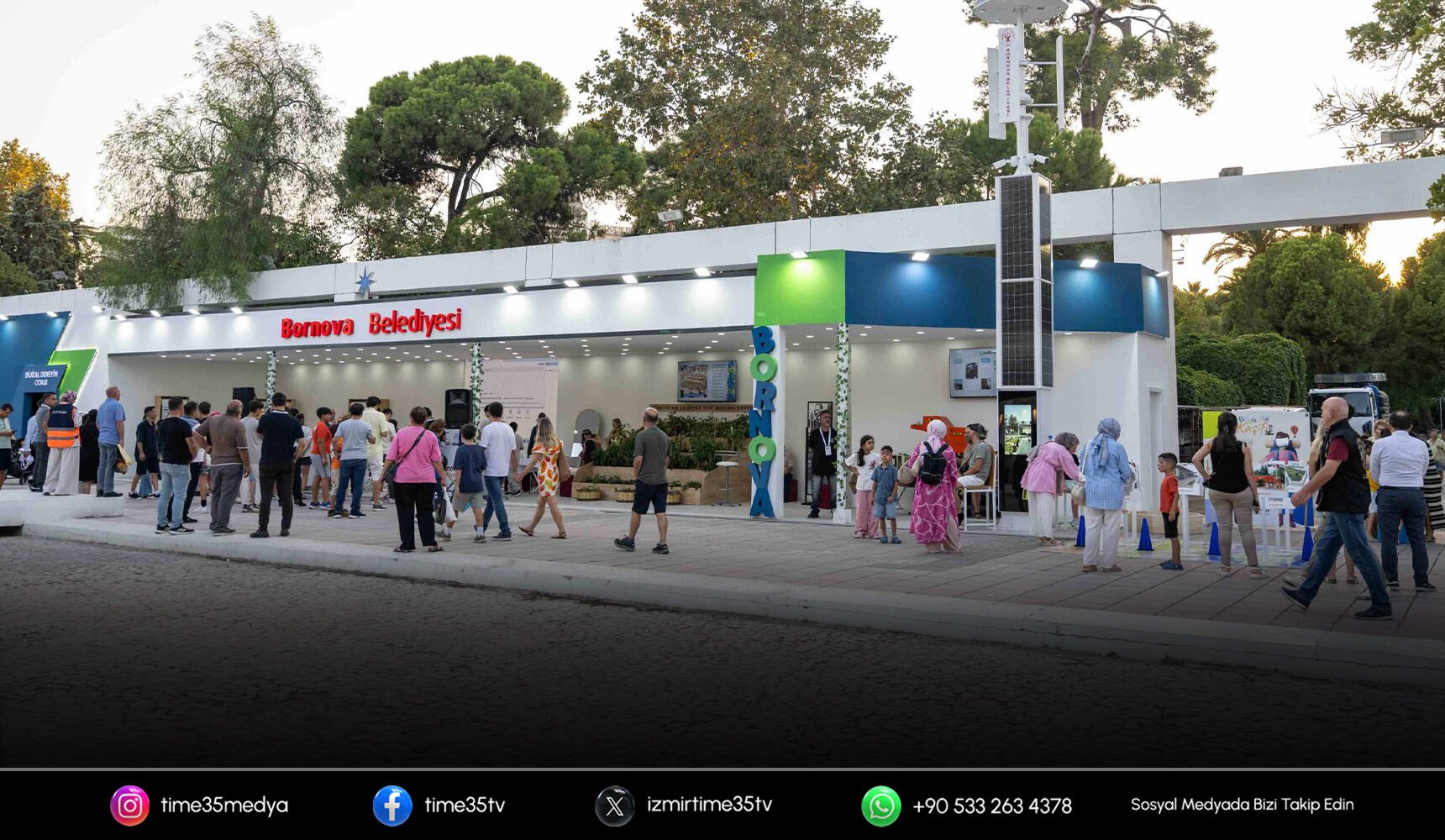 Bornova Belediyesi’nin fuar standında dönüşüm vizyonu öne çıktı
