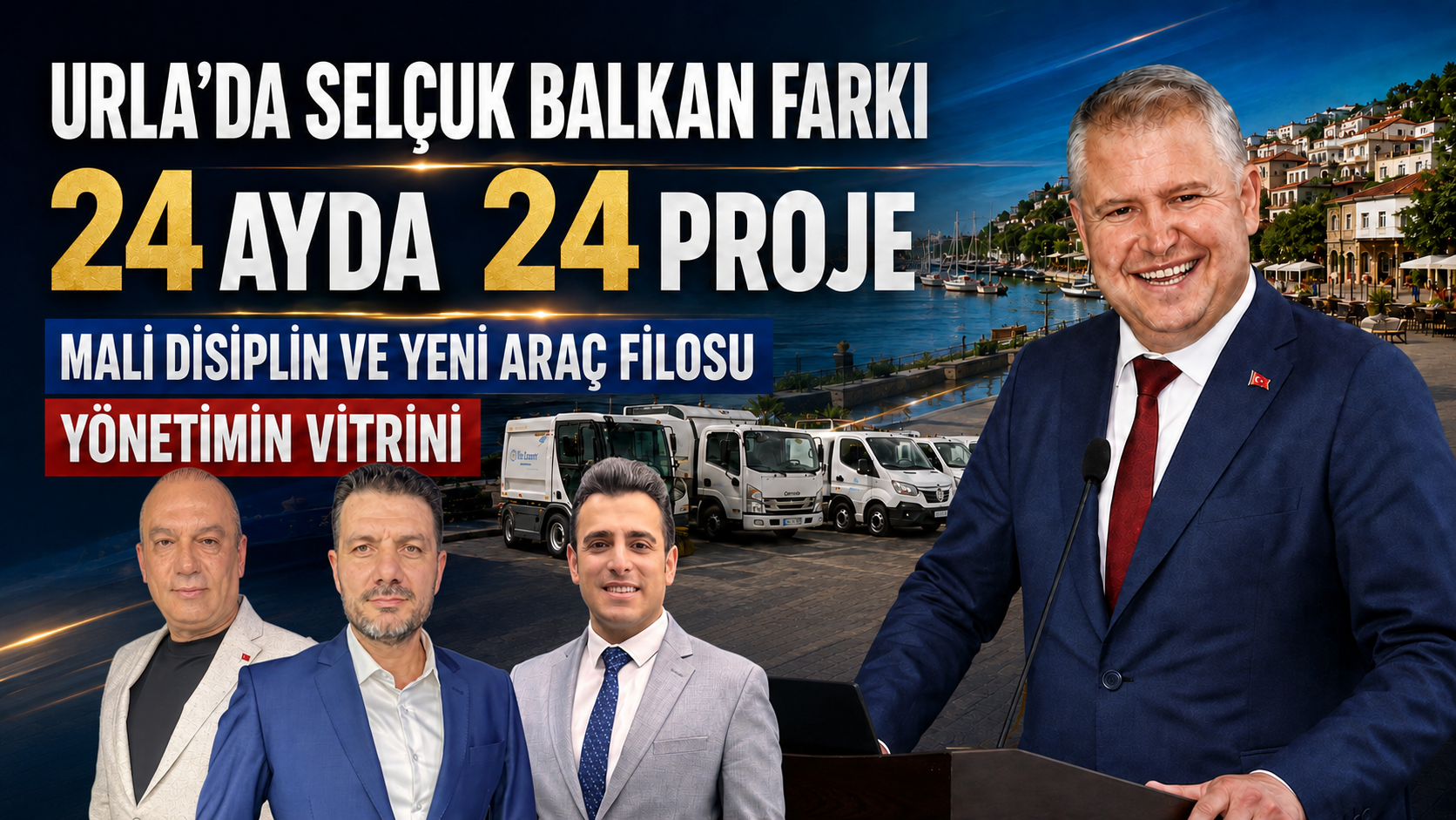 Urla’da Selçuk Balkan farkı: 24 ayda 24 proje