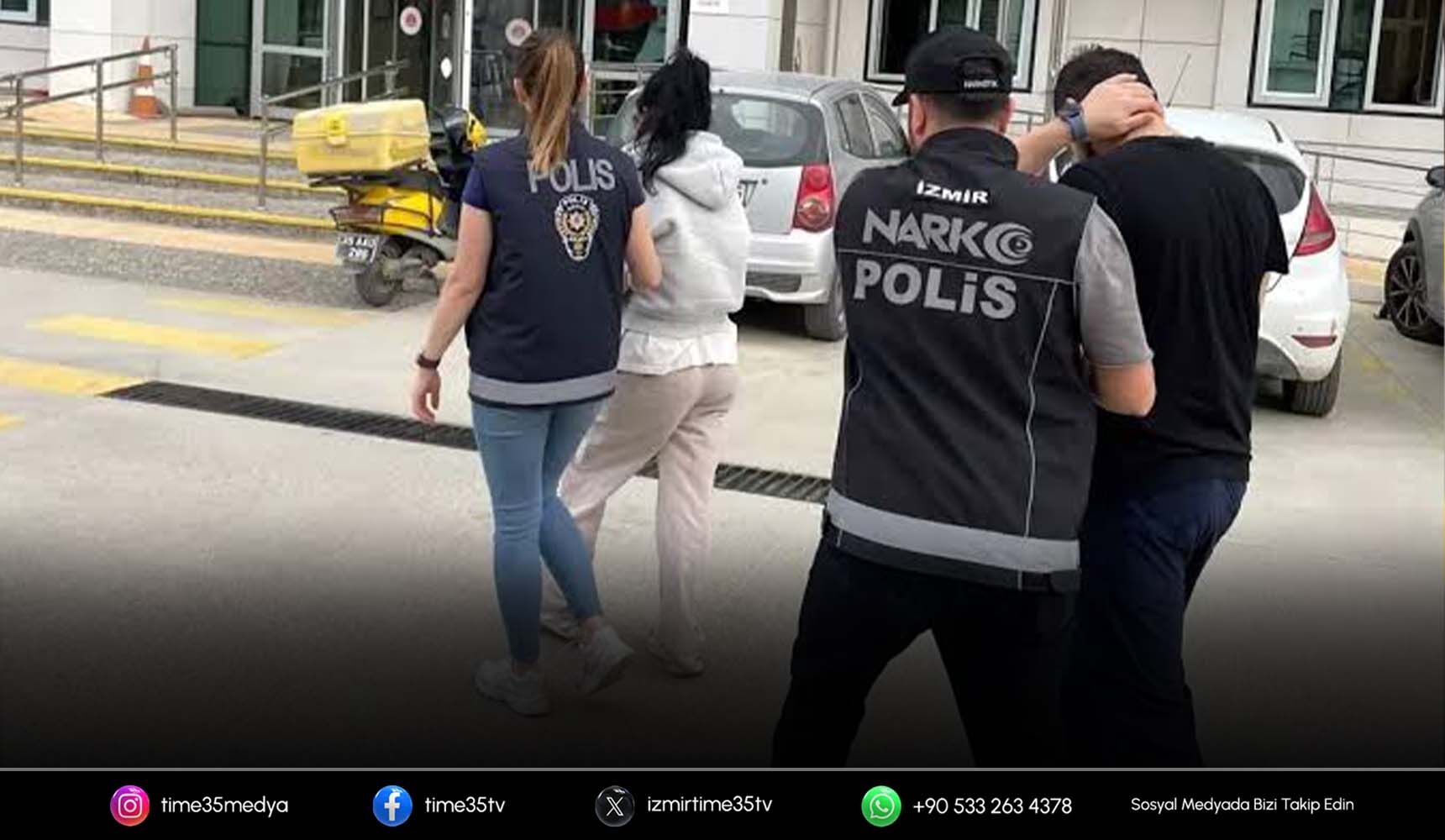 İzmir'de uyuşturucu operasyonu: 2 tutuklama