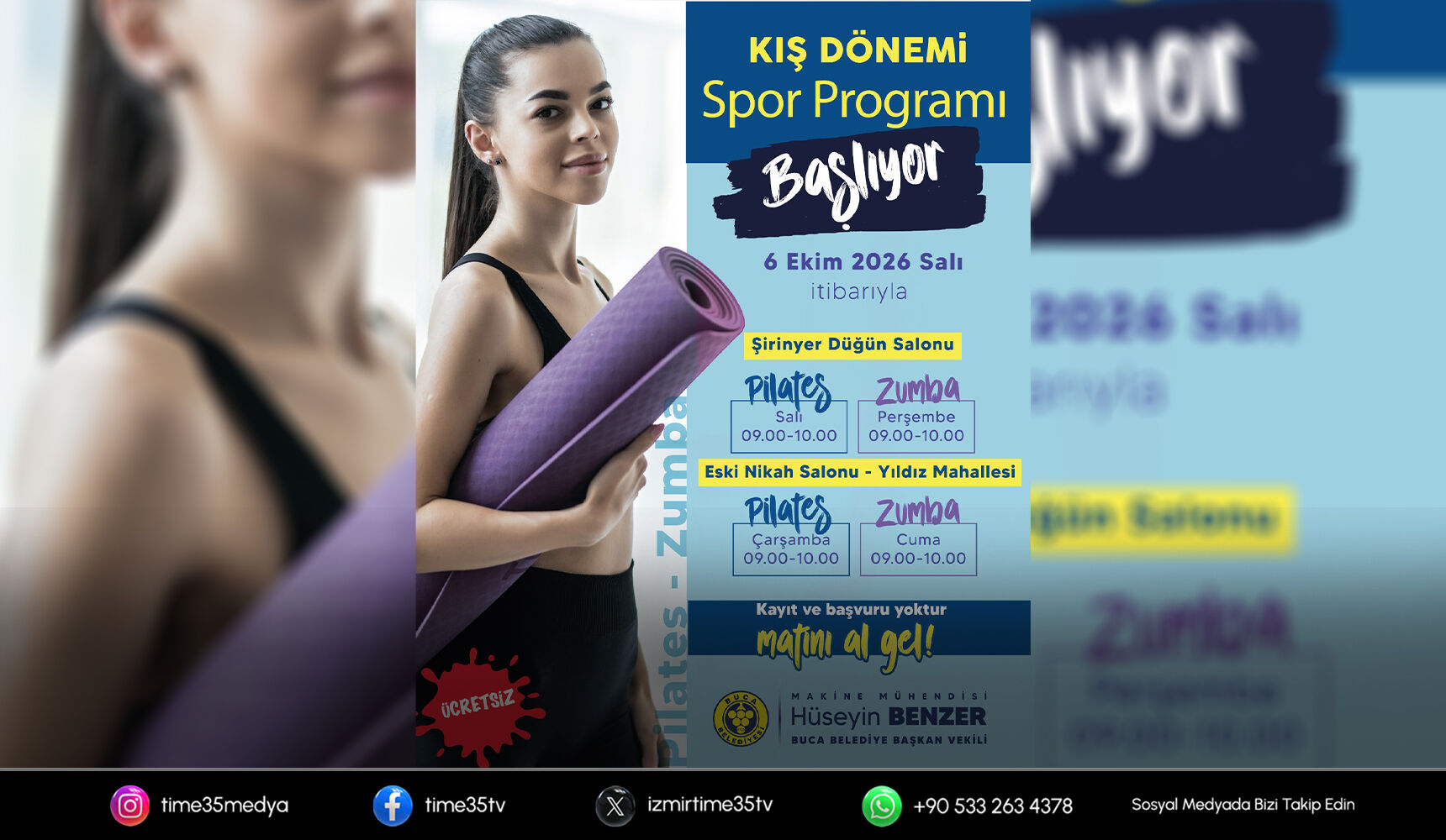 Buca’da ücretsiz kış spor kursları başlıyor
