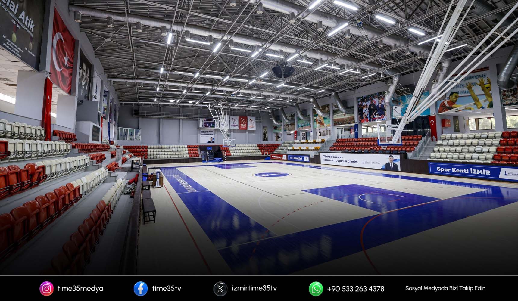 Celal Atik Spor Salonu baştan aşağı yenilendi